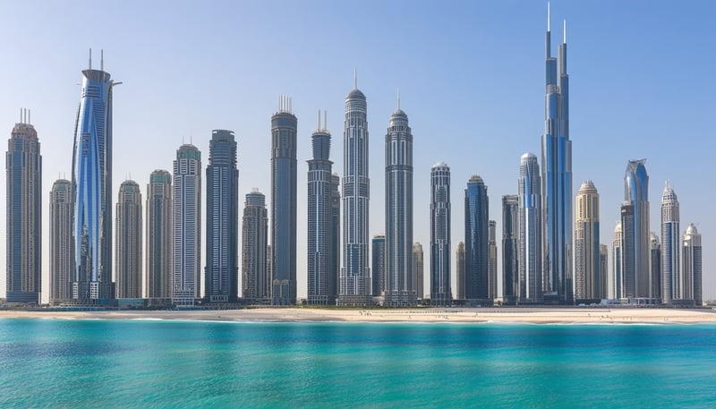 Dubai cityscape representing Toll Way Travel's global travel services